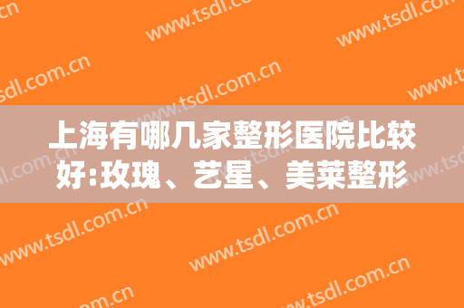 上海有哪几家整形医院比较好:玫瑰、艺星、美莱整形排名前三位(上海哪家医疗整形美容院好)