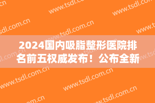 2024国内吸脂整形医院排名前五权威发布！公布全新价目明细表收藏(美莱美容整形医院吸脂价格)