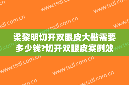 梁黎明切开双眼皮大楷需要多少钱?切开双眼皮案例效果对比图_中国人民解放军总医院第四医学中心