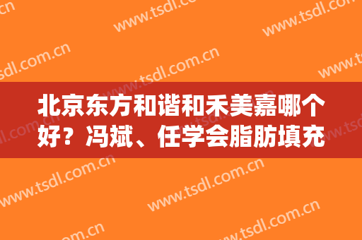北京东方和谐和禾美嘉哪个好？冯斌、任学会脂肪填充技术、价格大pk