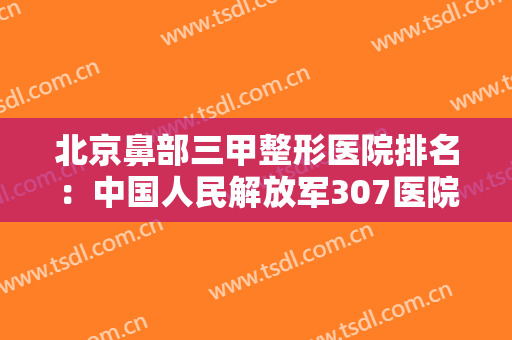 北京鼻部三甲整形医院排名：中国人民解放军307医院烧伤整形科上榜，其他医院都是哪些？