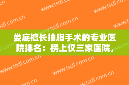 娄底擅长抽脂手术的专业医院排名：榜上仅三家医院，都是业内突出，来看看吧！