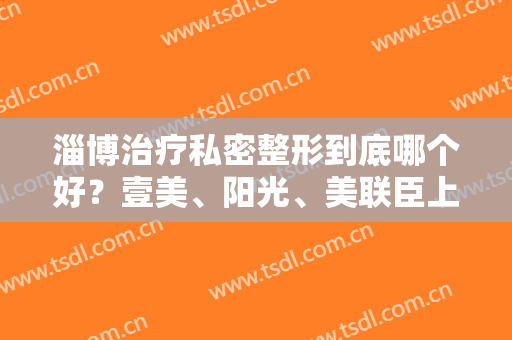 淄博治疗私密整形到底哪个好？壹美、阳光、美联臣上榜前列，一起来看看吧！
