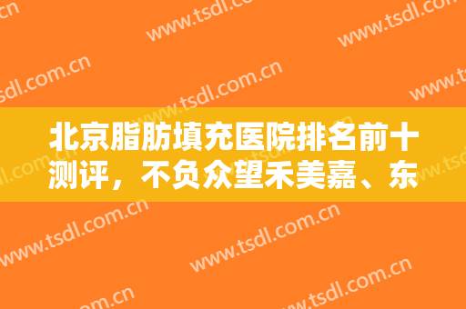 北京脂肪填充医院排名前十测评，不负众望禾美嘉、东方和谐在线比拼，谁更胜一筹？