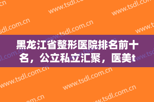 黑龙江省整形医院排名前十名，公立私立汇聚，医美top10谁更胜一筹？(哈尔滨出名的整形医院)