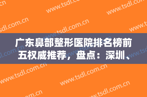 广东鼻部整形医院排名榜前五权威推荐，盘点：深圳、惠州入围详细(鼻部整形最权威的医院)