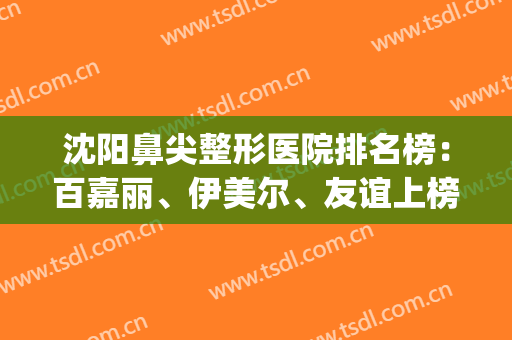 沈阳鼻尖整形医院排名榜：百嘉丽、伊美尔、友谊上榜前三！(沈阳百嘉丽美容整形医院)