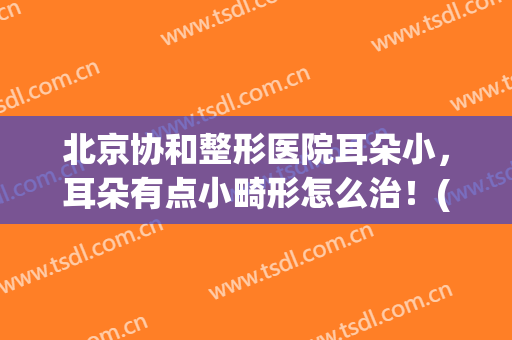 北京协和整形医院耳朵小，耳朵有点小畸形怎么治！(北京小耳畸形手术哪家好)