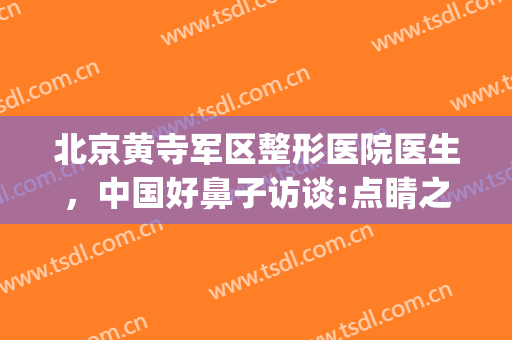 北京黄寺军区整形医院医生，中国好鼻子访谈:点睛之笔！(北京黄寺美容整形外科医院)