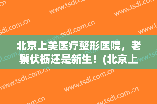 北京上美医疗整形医院，老骥伏枥还是新生！(北京上美医疗美容诊所)