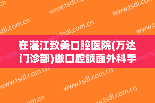 在湛江致美口腔医院(万达门诊部)做口腔颌面外科手术费用多少钱啊？
