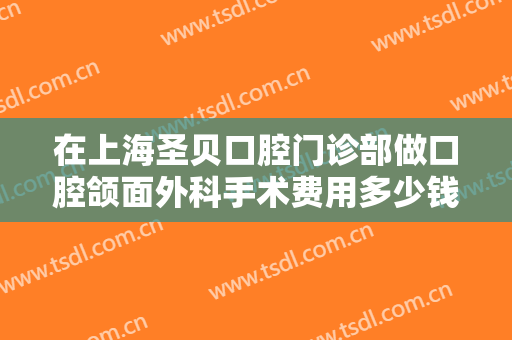 在上海圣贝口腔门诊部做口腔颌面外科手术费用多少钱啊？