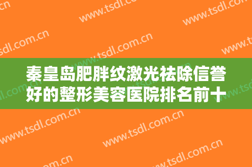 秦皇岛肥胖纹激光祛除信誉好的整形美容医院排名前十家花落谁家？秦皇岛巧致整形美容医院上榜值得一看！