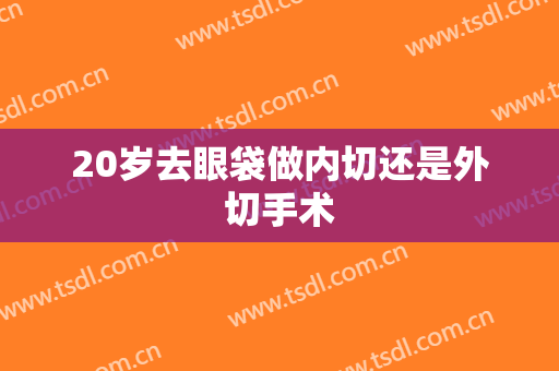 20岁去眼袋做内切还是外切手术