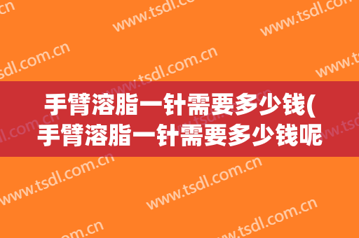 手臂溶脂一针需要多少钱(手臂溶脂一针需要多少钱呢)