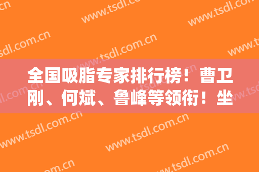 全国吸脂专家排行榜！曹卫刚、何斌、鲁峰等领衔！坐诊医院和案例齐发！(上海吸脂曹卫刚)