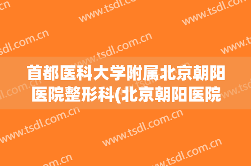 首都医科大学附属北京朝阳医院整形科(北京朝阳医院整形外科医生)
