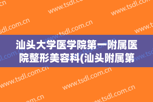 汕头大学医学院第一附属医院整形美容科(汕头附属第一医院医学美容中心)