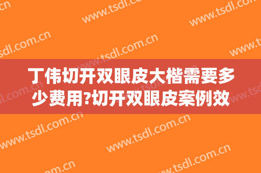 丁伟切开双眼皮大楷需要多少费用?切开双眼皮案例效果对比图_上海交通大学医学院附属第九人民医院