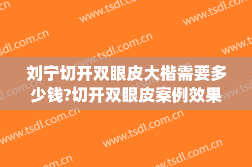 刘宁切开双眼皮大楷需要多少钱?切开双眼皮案例效果对比图_南京市第二医院