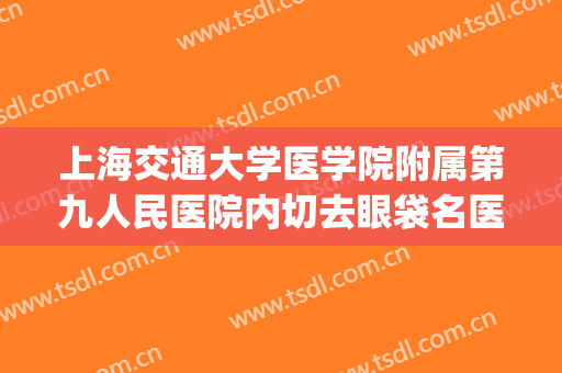 上海交通大学医学院附属第九人民医院内切去眼袋名医推荐_内切去眼袋价格多少钱?