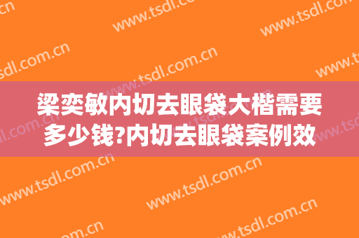 梁奕敏内切去眼袋大楷需要多少钱?内切去眼袋案例效果对比图_上海交通大学医学院附属第九人民医院