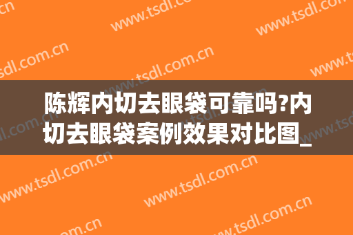 陈辉内切去眼袋可靠吗?内切去眼袋案例效果对比图_上海交通大学医学院附属第九人民医院