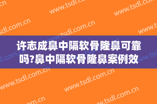 许志成鼻中隔软骨隆鼻可靠吗?鼻中隔软骨隆鼻案例效果对比图_上海交通大学医学院附属第九人民医院