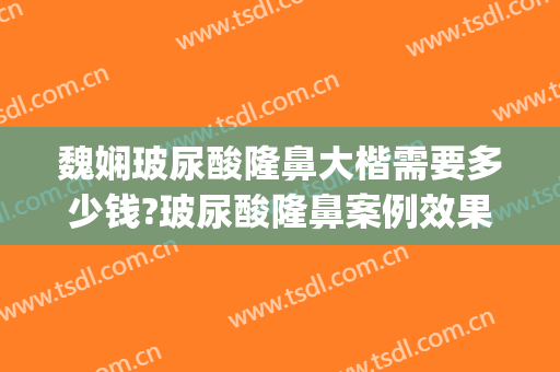 魏娴玻尿酸隆鼻大楷需要多少钱?玻尿酸隆鼻案例效果对比图_上海交通大学医学院附属第九人民医院