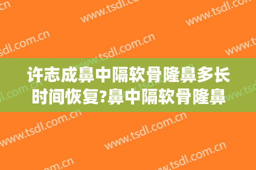 许志成鼻中隔软骨隆鼻多长时间恢复?鼻中隔软骨隆鼻案例效果对比图_上海交通大学医学院附属第九人民医院