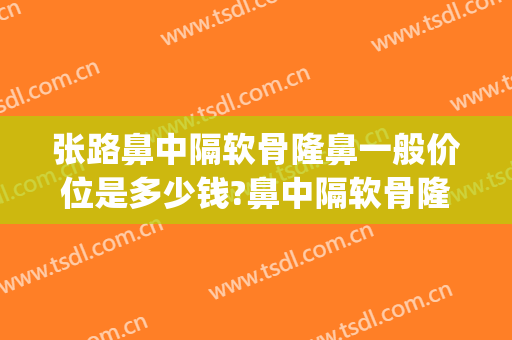张路鼻中隔软骨隆鼻一般价位是多少钱?鼻中隔软骨隆鼻案例效果对比图_上海交通大学医学院附属第九人民医院
