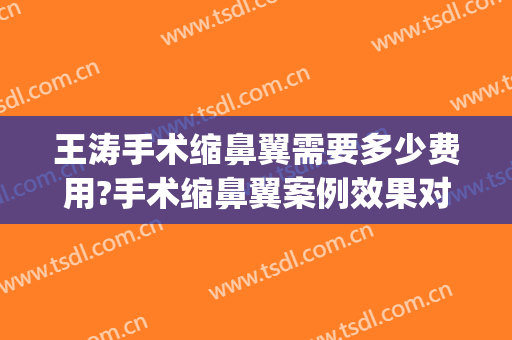 王涛手术缩鼻翼需要多少费用?手术缩鼻翼案例效果对比图_上海交通大学医学院附属第九人民医院