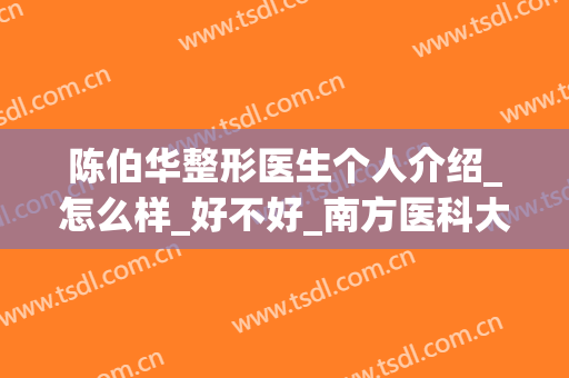 陈伯华整形医生个人介绍_怎么样_好不好_南方医科大学珠江医院(广州陈伯华做鼻子怎么样)