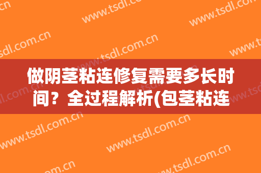 做阴茎粘连修复需要多长时间？全过程解析(包茎粘连多久恢复)