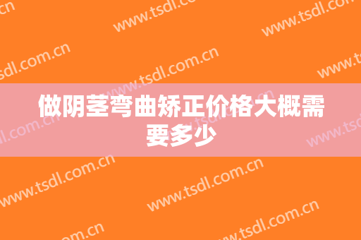 做阴茎弯曲矫正价格大概需要多少