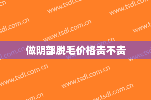 做阴部脱毛价格贵不贵