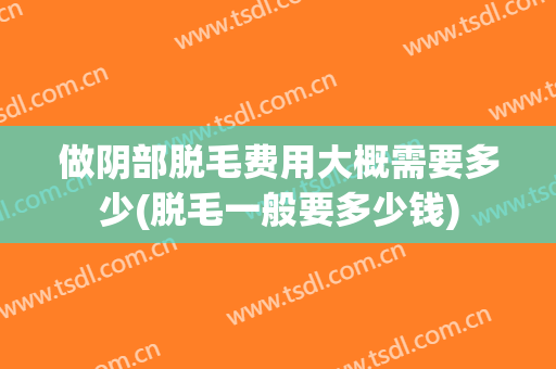 做阴部脱毛费用大概需要多少(脱毛一般要多少钱)