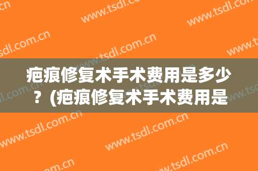 疤痕修复术手术费用是多少？(疤痕修复术手术费用是多少啊)