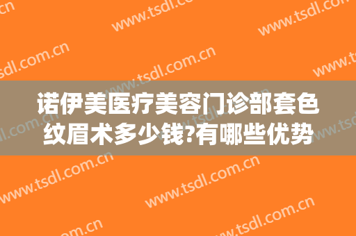 诺伊美医疗美容门诊部套色纹眉术多少钱?有哪些优势?(诺伊美医疗美容怎么样)
