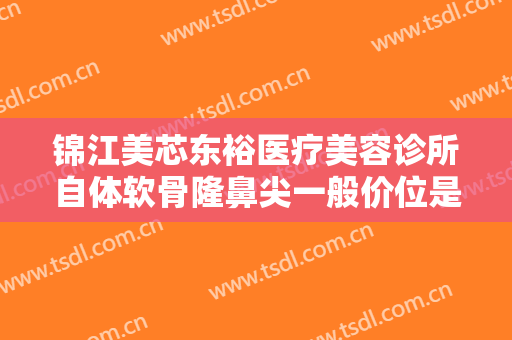 锦江美芯东裕医疗美容诊所自体软骨隆鼻尖一般价位是多少费用?好不好?