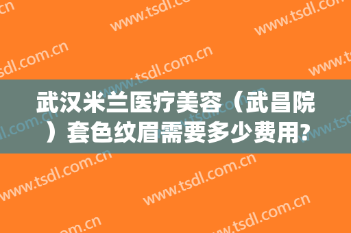 武汉米兰医疗美容（武昌院）套色纹眉需要多少费用?有哪些优势?(武汉米兰整形美容院怎么样)