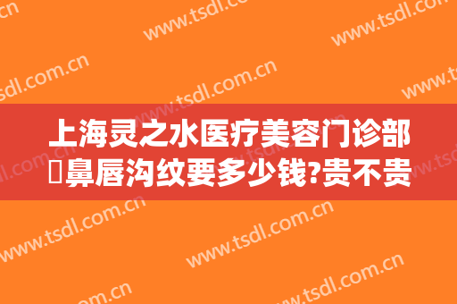 上海灵之水医疗美容门诊部袪鼻唇沟纹要多少钱?贵不贵?(上海灵之水医疗美容医院)