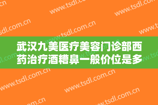 武汉九美医疗美容门诊部西药治疗酒糟鼻一般价位是多少费用?贵不贵?