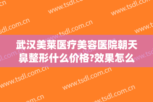 武汉美莱医疗美容医院朝天鼻整形什么价格?效果怎么样?(武汉美莱美容整形医院介绍)