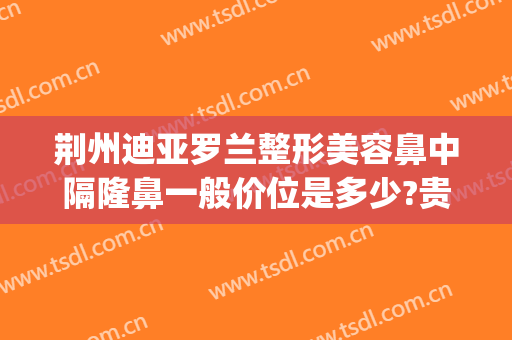 荆州迪亚罗兰整形美容鼻中隔隆鼻一般价位是多少?贵不贵?(荆州隆鼻整形多少钱)