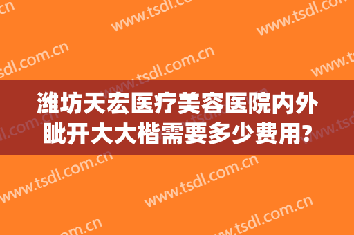 潍坊天宏医疗美容医院内外眦开大大楷需要多少费用?靠谱吗?(潍坊天宏整形医院正规吗)