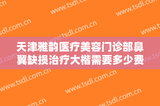 天津雅韵医疗美容门诊部鼻翼缺损治疗大楷需要多少费用?靠谱吗?