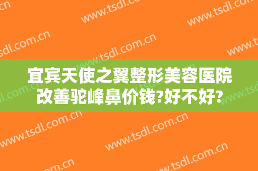宜宾天使之翼整形美容医院改善驼峰鼻价钱?好不好?