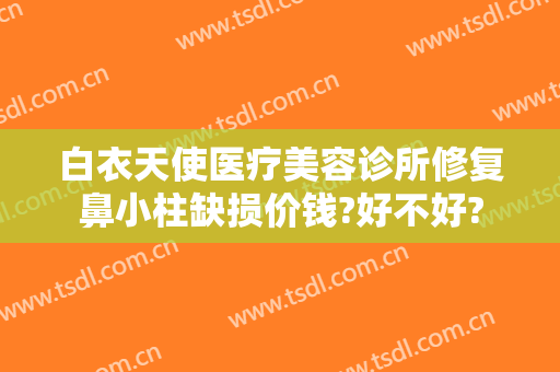 白衣天使医疗美容诊所修复鼻小柱缺损价钱?好不好?
