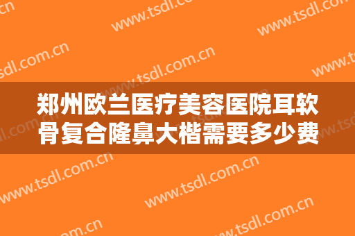 郑州欧兰医疗美容医院耳软骨复合隆鼻大楷需要多少费用?好不好?